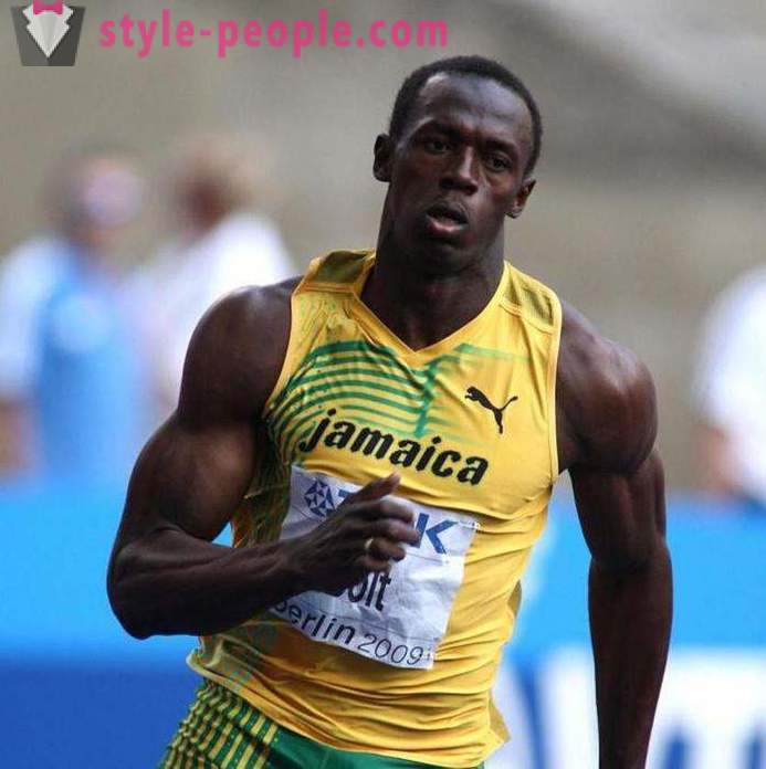 Usain Bolt: maksimaalne kiirus superstaarid kergejõustik
