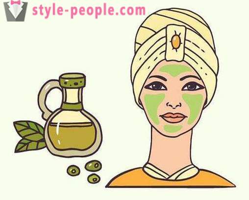 Face kortse Oliiviõli: vaatab kosmeetikud