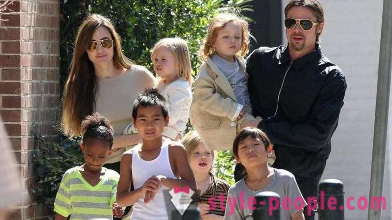 Mis on teada elu lapsed Angelina Jolie ja Brad Pitt