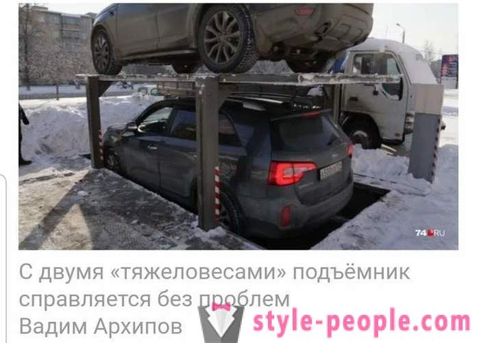 Network häiritud video Tšeljabinsk maa-alune parkla