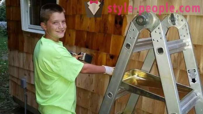 13-aastane poiss ehitas ise maja