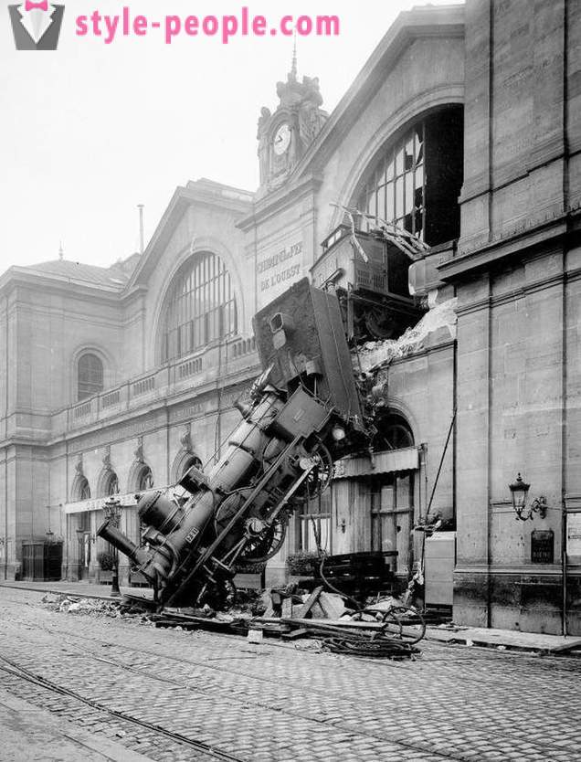 Rongiõnnetus kell Montparnasse Station 1895
