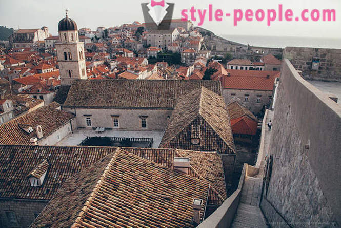 Vana linn Horvaatia koos linnulennult