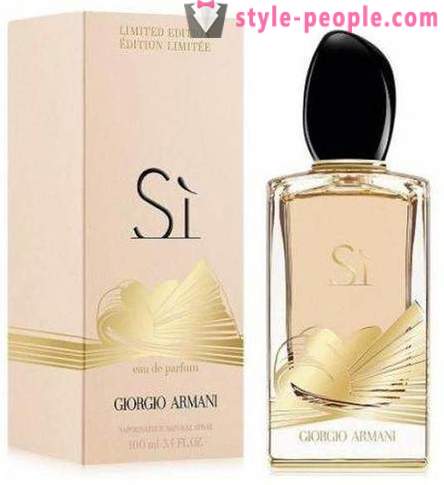 Perfume Si Giorgio Armani: kirjeldus ja ülevaateid