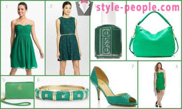 Värvus Emerald: mida korralikult ühendada riided