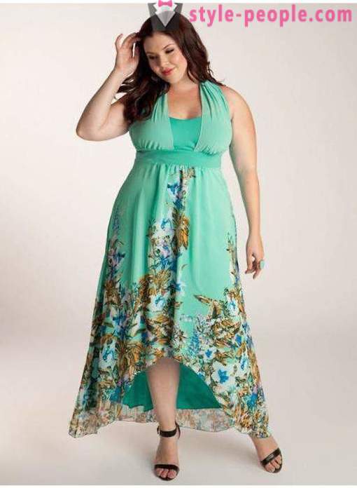 Mudelid suvel kleidid ja sundresses rasvunud naiste üle 40 (foto). Mudelid ja mustrid pika suve kleidid