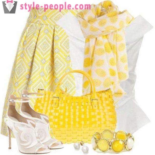 Lemon värvi riideid. Alates mida kanda sidruni värvi?
