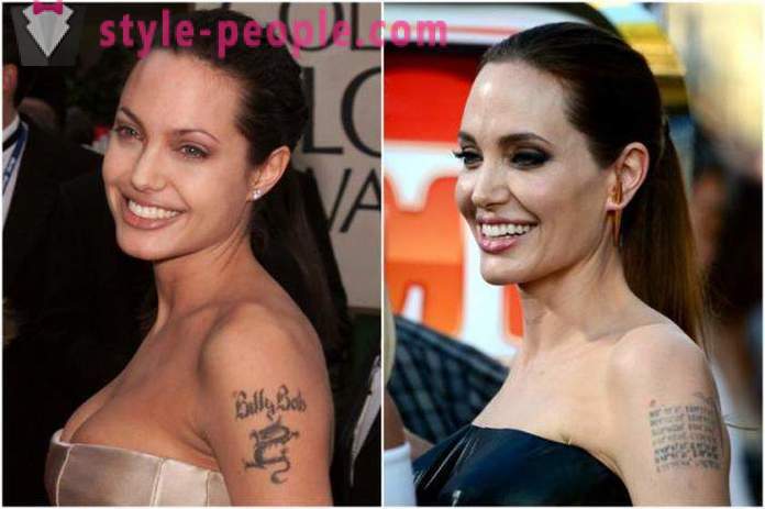 Star tätoveeringud: Angelina Jolie