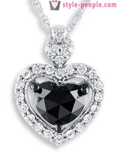 Must teemant ehteid, mida kasutatakse? Sõrmus Black Diamond