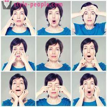 Feysbilding nägu: enne ja pärast. Võimlemine nägu: kasutamise