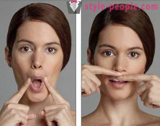 Feysbilding nägu: enne ja pärast. Võimlemine nägu: kasutamise