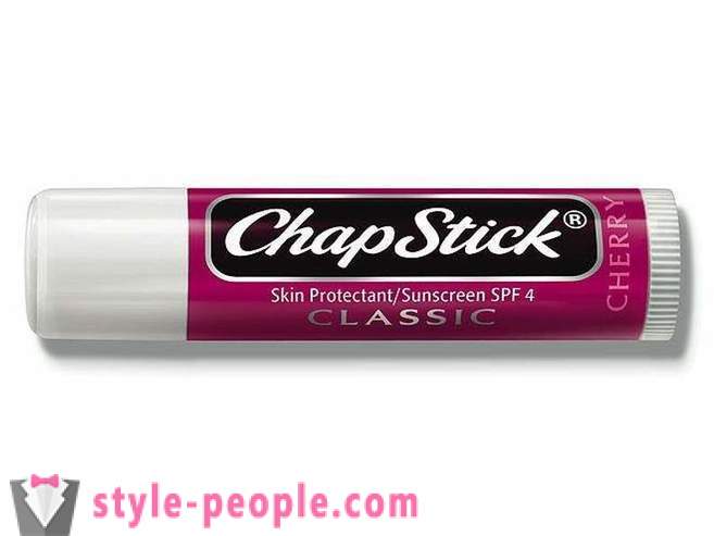 Chapstick: koostis ja ülevaateid